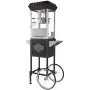 VEVOR Popcorn Maker with Cart, 850W Popcorn Popper Machine, 8 Oz Kettle Makes 48 Cups per Batch, Popcorn Maker Equipped with Tempered Glass, Includes 4 Scoops, Movie Theater Style, Black