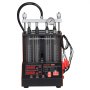VEVOR Fuel Injector Cleaner Tester, 9 Test Modes, 4-Cylinder 28kHz Ultrasonic Cleaning Machine, Automotive Injector Cleaner Machine with Drain Valve and 12V Working Voltage for Car and Motorcycle
