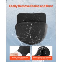 VEVOR Baseball Cap Plain Baseball Hats with Breathable Cotton Fabric Bulk 12 Pcs