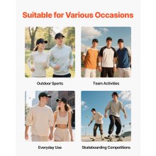 VEVOR Baseball Cap Plain Baseball Hats with Breathable Cotton Fabric Bulk 12 Pcs