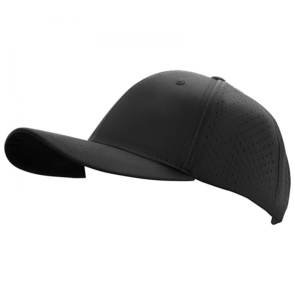 VEVOR Baseball Cap, Plain Baseball Hat with Breathable Fabric, Adjustable Size, Lightweight Summer Thin Sports Caps Ideal for Running, Workouts, or Outdoor Activities, 1 Pc, Black