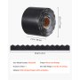 VEVOR Bulletin Board Border, 65.6 Feet Rolled Border Trim, Scalloped Bulletin Board Paper with Wavy Line Design, Classroom Border for Bulletin Board, School, Classroom, and Locker Decoration, Black