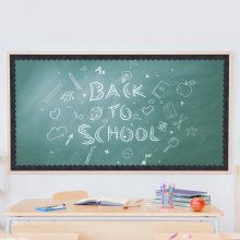 Bulletin Board Border 65.6 Feet Rolled Scalloped Border Trim for School Black