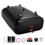 VEVOR Water Storage Bladder, 264 Gallon (1000L) Water Storage Container Tank, 1000D PVC Large Capacity Soft Bag Bladder, Collapsible Portable for Garden Irrigation, Camping, RV, Emergency Use - Black