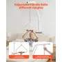 VEVOR Trapeze Bar for Bed Mobility, Bed Trapeze with Clamps and Floor Stand, 250LBS Weight Capacity Pull Up Assist Bar for Elderly, Patients & Disabled, Suitable for Home Care, Hospital, Nursing Home