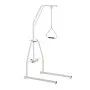 VEVOR Trapeze Bar for Bed Mobility, Bed Trapeze with Clamps and Floor Stand, 250LBS Weight Capacity Pull Up Assist Bar for Elderly, Patients & Disabled, Suitable for Home Care, Hospital, Nursing Home