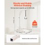 VEVOR Trapeze Bar for Bed Mobility Height-Adjustable Free Standing Trapeze Bar