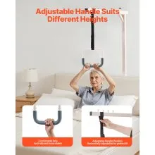 VEVOR Trapeze Bar for Bed Mobility 250 LBS Capacity Free Standing Trapeze Bar