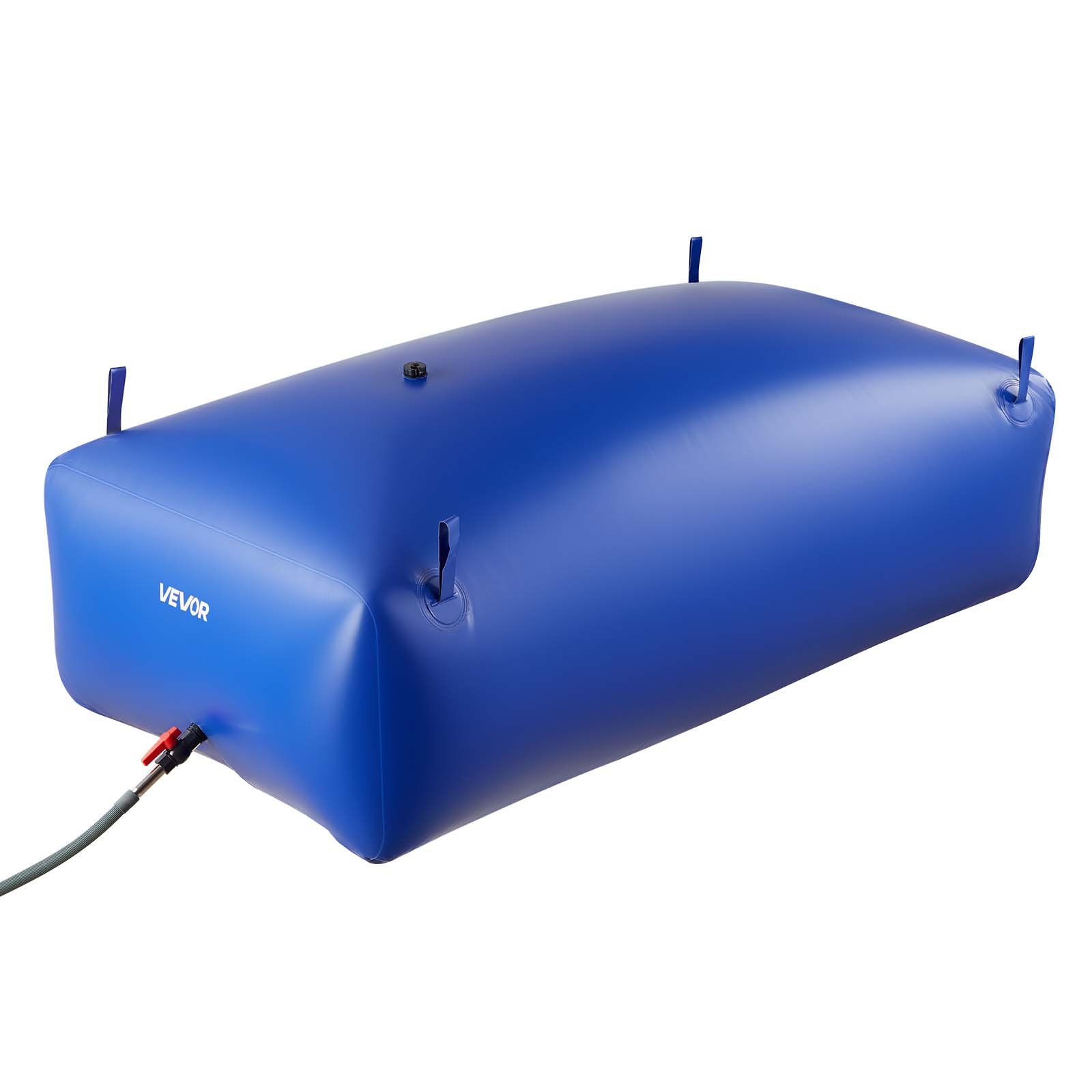 VEVOR - Bolsa de almacenamiento de agua de gran capacidad de 264,2 galones, portátil y plegable, tanque de almacenamiento de agua blanda de PVC a prueba de fugas y resistente al desgarro, para RV, camión y uso en exteriores.