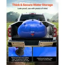 VEVOR Water Storage Bladder 87 Gal 1000D PVC Portable Collapsible Water Tank