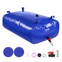 VEVOR 330L/87 Gallon Water Storage Bladder, RV Water Tank, 1000D Blue PVC Collapsible Water Storage Containers, Large Capacity Soft Water Bag, Portable Water Bladder, Fire Prevention, Camping, Emergen