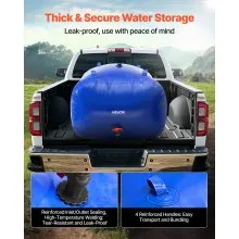 VEVOR Water Storage Bladder 105.7 Gal 1000D PVC Collapsible Portable Water Tank