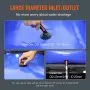 VEVOR Portable Water Storage Bladder 540.2 L 1000D PVC Collapsible Water Tank
