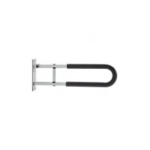 VEVOR Folding Toilet Safety Rail 23.8 In 300 Lbs Load Capacity Handicap Grab Bar