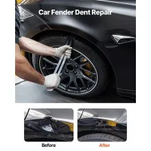 VEVOR Dent Puller Kit Car Fender Damage Repair Tools Flat Bar Auto Dent Removal