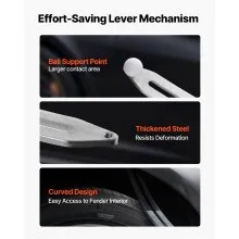 VEVOR Dent Puller Kit Car Fender Damage Repair Tools Flat Bar Auto Dent Removal