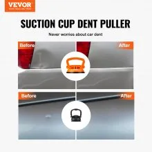 VEVOR Dent Removal Kit, 3 Packs Suction Cups, Dent Puller Handle Lifter with Gloves and Cloth, Paintless Car Dent Puller Remover for Car Dent Repair, Glass, Tiles, Mirror Lifting and Moving