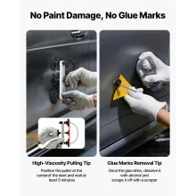 VEVOR Dent Puller Kit Car Body Bridge Lifter 60 PCS Paintless Hail Dent Remover