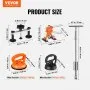 VEVOR 107 PCS Dent Removal Kit, Paintless Dent Repair Kit with Golden Lifter, Bridge Puller, Slide Hammer T-bar Dent Puller, Suction Cup Dent Puller for Auto Body Dents, Hail Damage, Door Ding