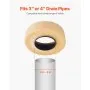 Extra Thick Toilet Wax Ring Kit with Brass Bolts Fits 3-Inch/4-Inch Drain Pipes