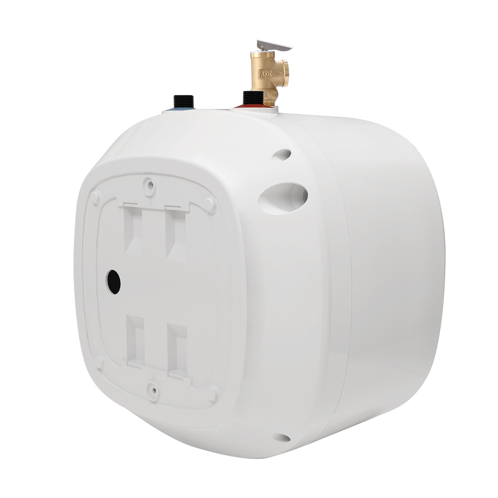 VEVOR Electric Mini-Tank Water Heater 2.5-Gallon Tank, 1440W Hot Water Boiler Storage, Safety Temperature Pressure Valve Easy Install, for Kichen Bathroom Restaurant, Shelf Wall Floor Mounted