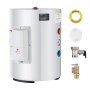 VEVOR 10 Gallon Electric Water Heater Instant Hot 1.6Kw LED Display for Shower