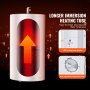 VEVOR 18 Gallon Electric Water Heater Instant Hot 1.6Kw LED Display for Shower