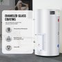 Calentador de agua eléctrico VEVOR de 18 galones con pantalla LED de 1,6 Kw y calor instantáneo para ducha