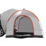VEVOR SUV-teltta, 8'-8' SUV-teltan kiinnitys telttailua varten sadekerroksen ja kantolaukun kanssa, vedenpitävä PU2000 mm kaksikerroksinen kuorma-autoteltta, 6-8 hengelle, takateltta pakettiauton luukun takaluukulle
