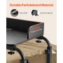 VEVOR Overbed Table Mobile Bed Side Desk 4 Wheels (2 with Brakes) & Power Socket