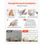 10Pcs Peel and Stick Backsplash 12x12x0.78 in Self-Adhesive Wall Tiles Tile-Look
