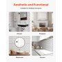 10Pcs Peel and Stick Backsplash 12x12x0.78 in Self-Adhesive Wall Tiles Tile-Look