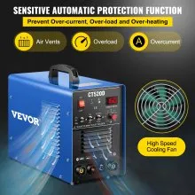 CT520D Plasma Cutter/TIG/Stick 3-in-1 Combo Welder 50A/200A 110/220V