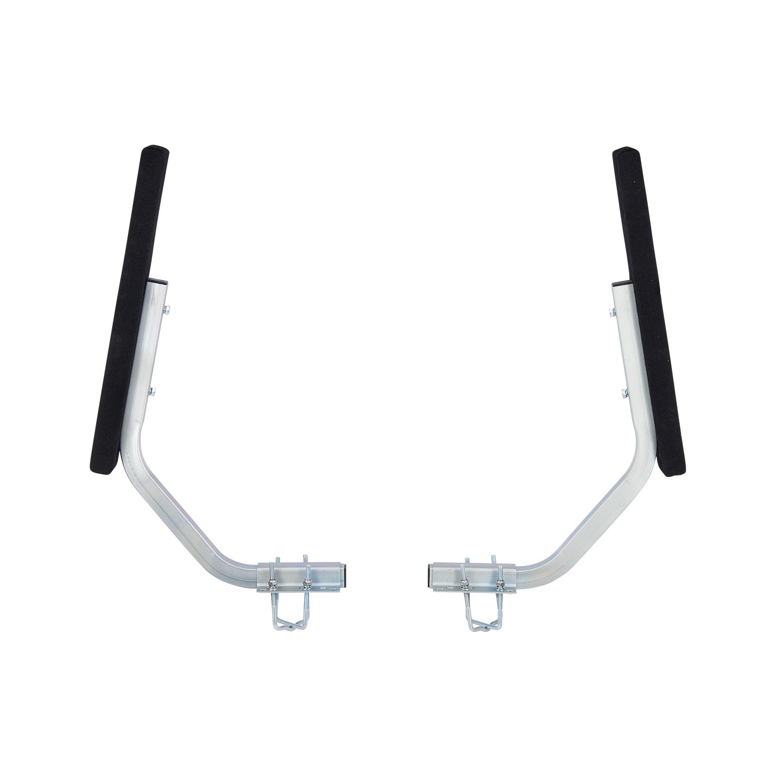 VEVOR Boat Trailer Guides, 30 mm Adjustable Width Trailers Guide, 2PCS High-Hardness Steel Trailer Guide-Ons with Thick Support Pads, Fits L-Beam, Box or C-Channel Bunk-Style Pontoon Trailers