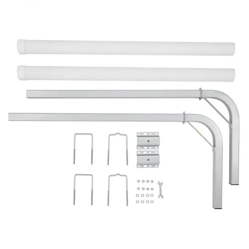 VEVOR Boat Trailer Guide, 48″ Adjustable Design Trailer Guide Poles, 2PCS High-Hardness Steel Trailer Guide-Ons, Trailer Guides with PVC Pipes, for Ski Boat, Fishing Boat or Sailboat Trailer