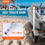 VEVOR Boat Trailer Guide, 1,57M med LED lys Trailer Guide Poles, 2 STK Rustfast galvaniseret stål Trailer Guide ons, Trailer Guides med PVC rør, til skibåd, fiskerbåd eller sejlbåd trailer
