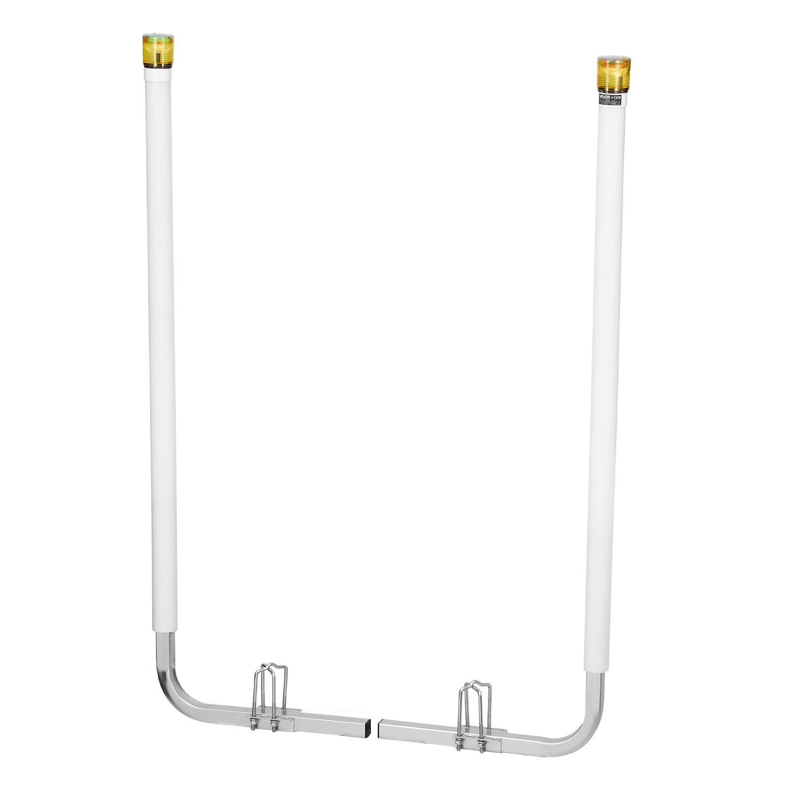 VEVOR Boat Trailer Guide, 65.7 in with LED Light Trailer Guide Poles, 2PCS High-Hardness Steel Guide-Ons, Wide Adjustable Trailers Guides with PVC Pipes, for Ski Boat, Fishing Boat, Sailboat Trailers