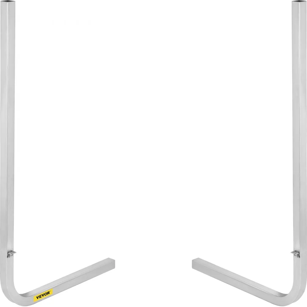 VEVOR boat trailer guide-ons, heavy-duty, u-shaped, metallic, with VEVOR branding at the base.