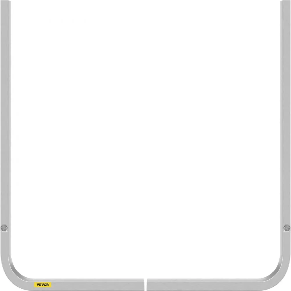 VEVOR boat trailer guide-ons, silver frame with yellow VEVOR logo at the bottom left corner.