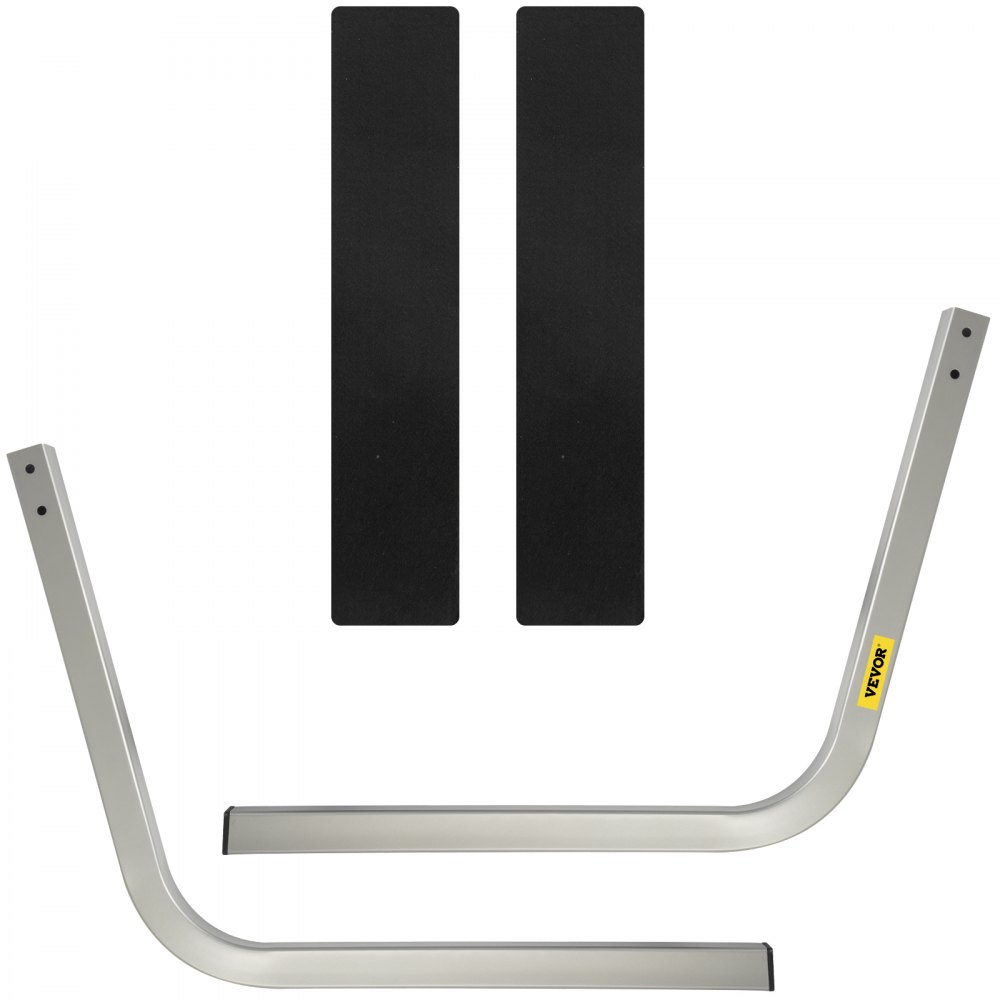 VEVOR Boat Trailer Guide on, 2PCS, Short Bunk Guide-Ons Steel Trailer Guides w/Carpet-Padded Boards, Complete Mounting Accessories Included, for Ski Boat, Fishing Boat or Sailboat Trailer