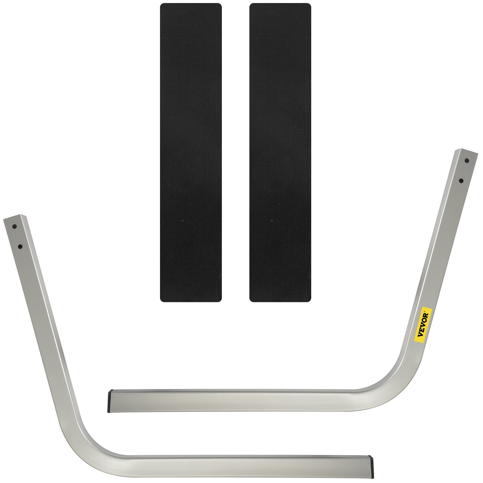 VEVOR Boat Trailer Guide on, 2PCS, Short Bunk Guide-Ons Steel Trailer Guides w/Carpet-Padded Boards, Complete Mounting Accessories Included, for Ski Boat, Fishing Boat or Sailboat Trailer