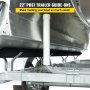 VEVOR Boat Trailer Guide-on 22" stål Trailer Post Guide på m/ 1 par PVC-deksler