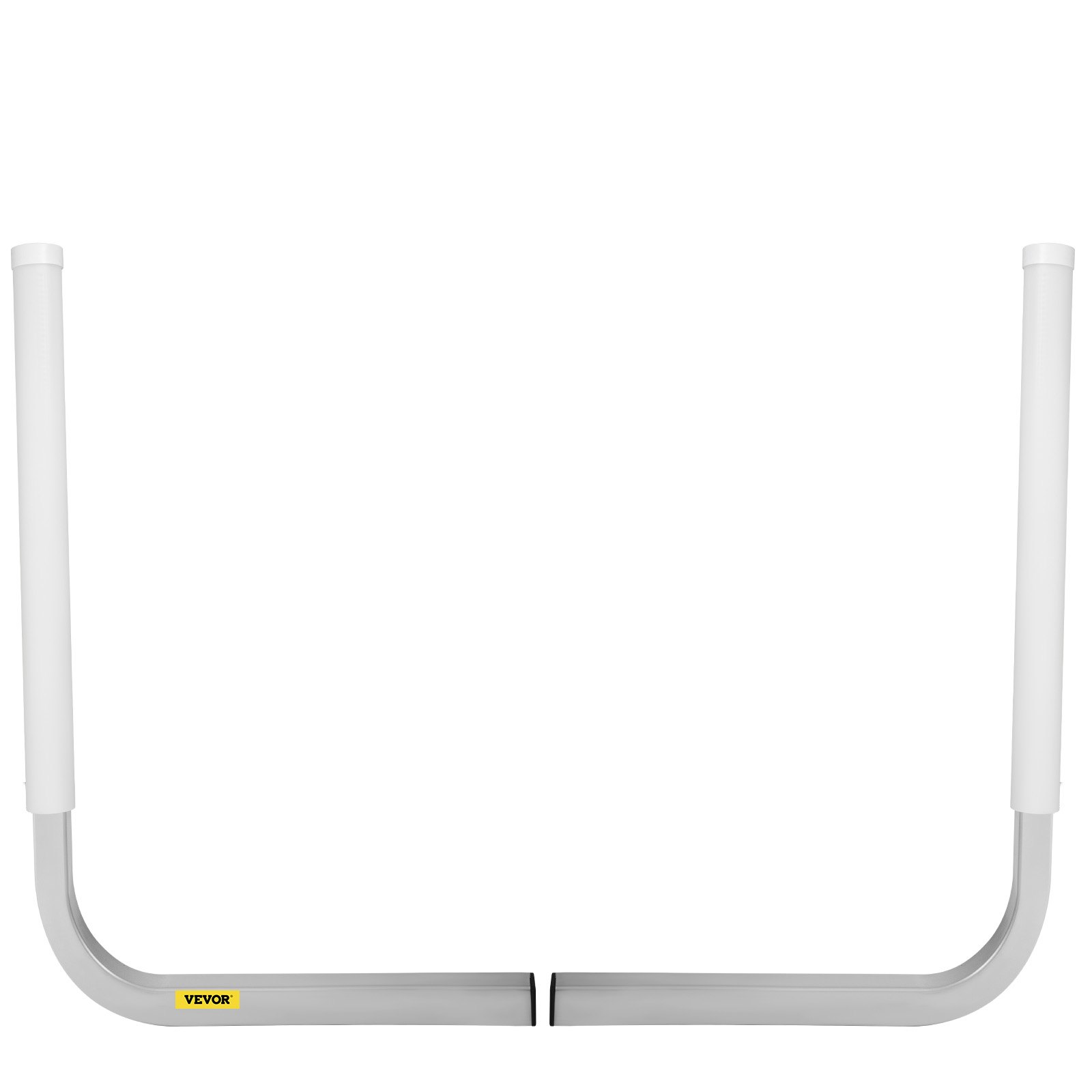 VEVOR Boat Trailer Guide-on, 22\", 2PCS Steel Trailer Post Guide ons, with White PVC Tube Covers, Complete Mounting Accessories Included, for Ski Boat, Fishing Boat or Sailboat Trailer