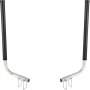 VEVOR Boat Trailer Guide-ons, 40\", 2PCS Rustproof Galvanized Steel Trailer Guide ons, Trailer Guides with Black PVC Pipes, Mounting Parts Included, for Ski Boat, Fishing Boat or Sailboat Trailer