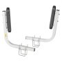 VEVOR Marine Trailer Guide Set, 20.5” Flexibly Adjustable Poles, Pair of Steel Anti-Rust Guides, Durable Roller Support for Ski, Fishing, or Sailboat Trailers 2024