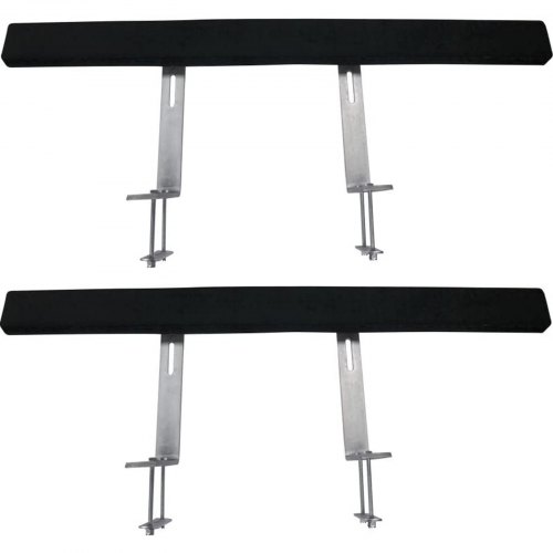 VEVOR Boat Trailer Guide-ons, 48", 2PCS Rustproof Steel Trailer Guide ons, Trailer Guides with Carpet-Padded Boards, Mounting Parts Included, for Ski Boat, Fishing Boat or Sailboat Trailer