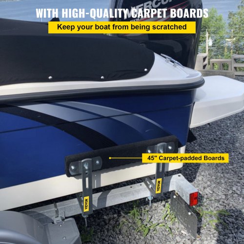 Guide De Remorque VEVOR Réglable 700-1050 Mm – Acier Galvanisé, Rouleaux Fluides Pour Bateau