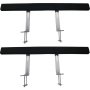 VEVOR Boat Trailer Guide-ons, 1219 mm, 2 PCS Rustproof Steel Trailer Guide ons, Trailer Guides with Carpet-Padded Boards, Mounting Parts Included, for Ski Boat, Fishing Boat or Sailboat Trailer