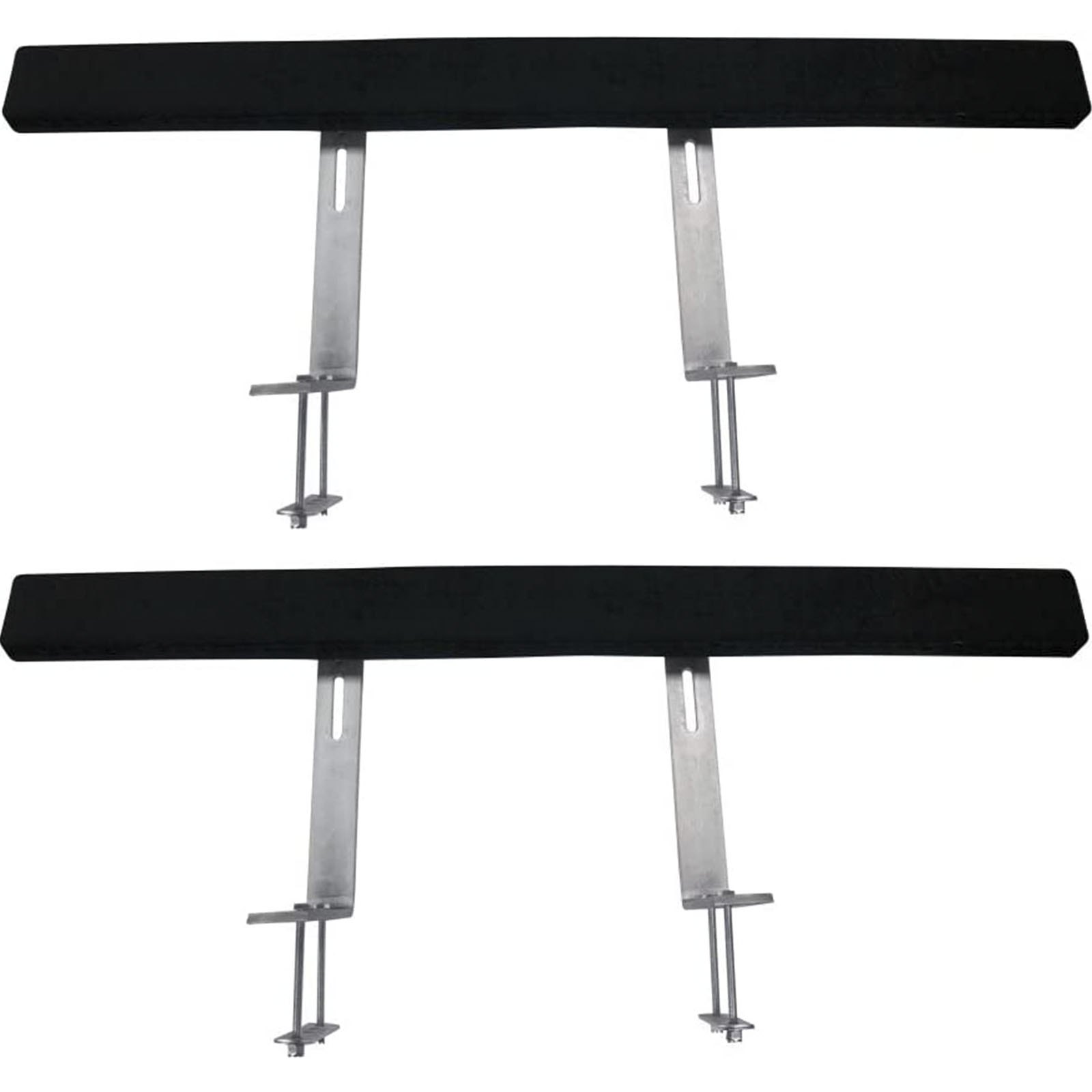 VEVOR Boat Trailer Guide-ons, 1219 mm, 2 PCS Rustproof Steel Trailer Guide ons, Trailer Guides with Carpet-Padded Boards, Mounting Parts Included, for Ski Boat, Fishing Boat or Sailboat Trailer