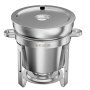 VEVOR 1 Pack Soup Chafer, Chafing Dish for Buffet Set,10.4L Stainless Steel, Catering Marmite for Banquet Party Wedding, Round Buffet Server and Soup Warmer, with Pot, Ladle, and Fuel Holder